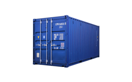 New 20ft standard three door handles container