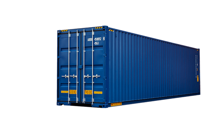 45G0_40FT_High_cube_double_door_new_blue_corner