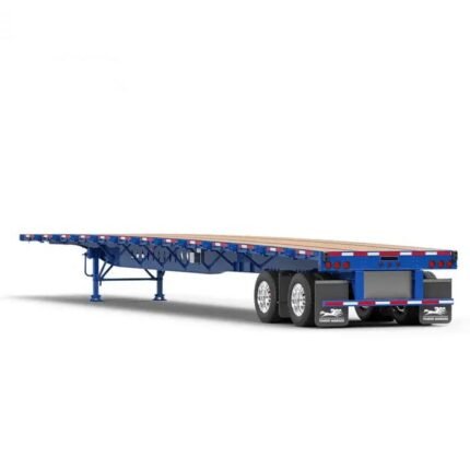45ft Semi Trailer – 3 Axle Low Flatbed Container Semi Trailer