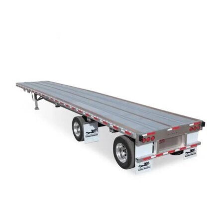 45ft Semi Trailer – 3 Axle Low Flatbed Container Semi Trailer