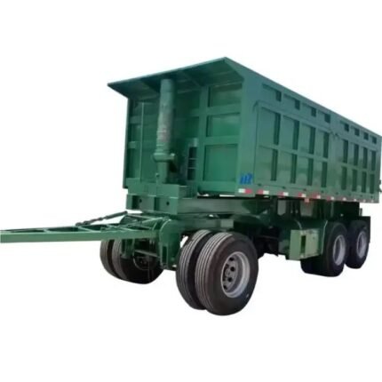 2 Axle Tractor Drawbar Towing Hydraulic Trailer