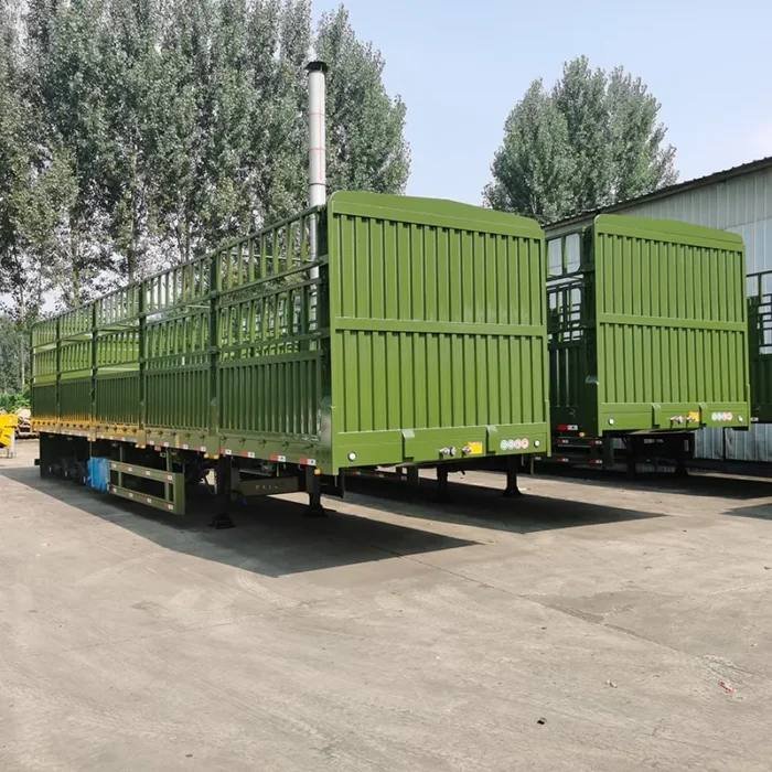 Flatbed Side Wall Truck Trailer – Cargo Fence Semi Trailer for Sale Flatbed Side Wall Truck Trailer – Cargo Fence Semi Trailer for Sale
