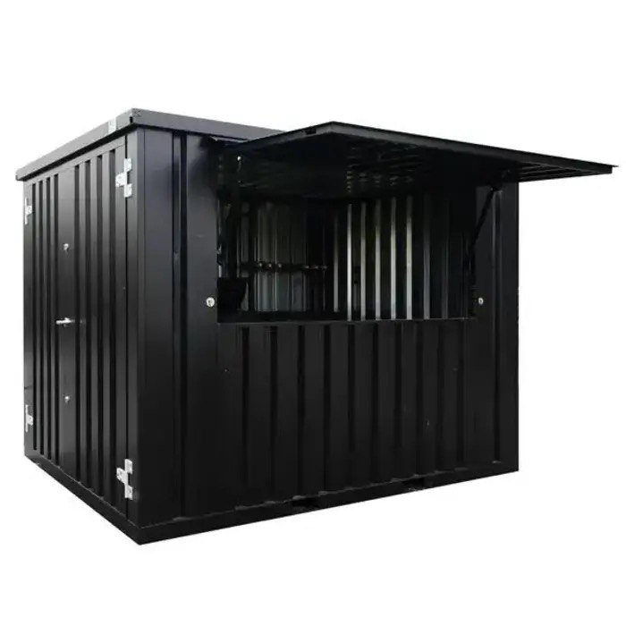 10 Foot Container Black Ral 9005 10 Foot Container Black Ral 9005